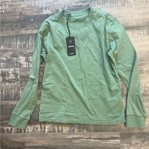Allbirds Green Relaxed Hoodie with Mandarin Collar